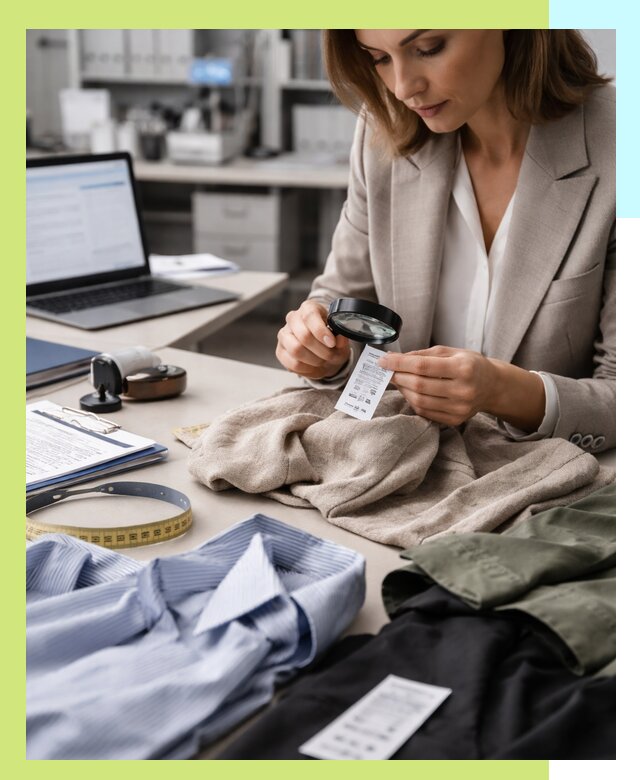 Сертификация одежды и текстиля в Нурлате, быстрая экспертиза