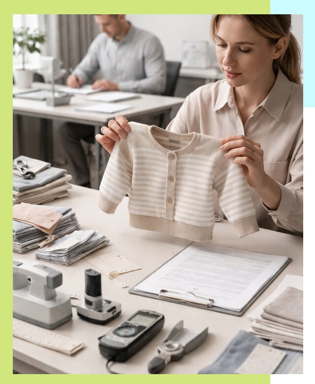 Сертификация детской одежды и текстильных изделий в Нурлате