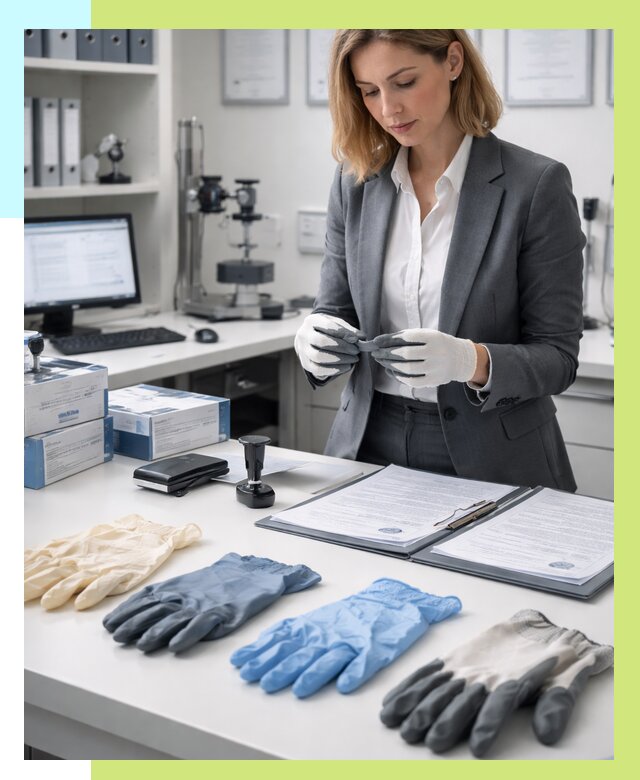 Сертификация перчаток в Нурлате от 8863 р. | Алешин-Нрт