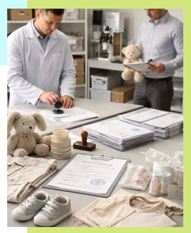 Сертификация детских товаров в Нурлате от 15641 р. | Алешин-Нрт