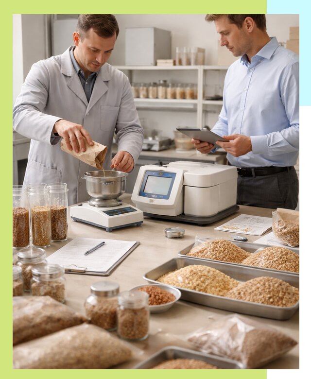 Сертификация зерна и зерновой продукции в Нурлате для экспорта