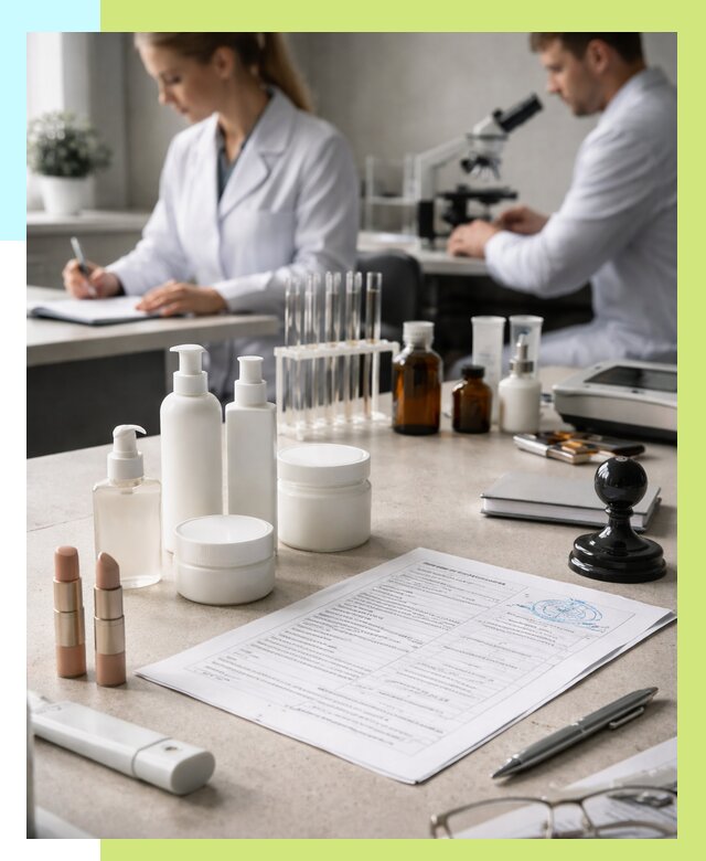 Сертификация косметики в Нурлате от 20854 р. - Алешин-Нрт