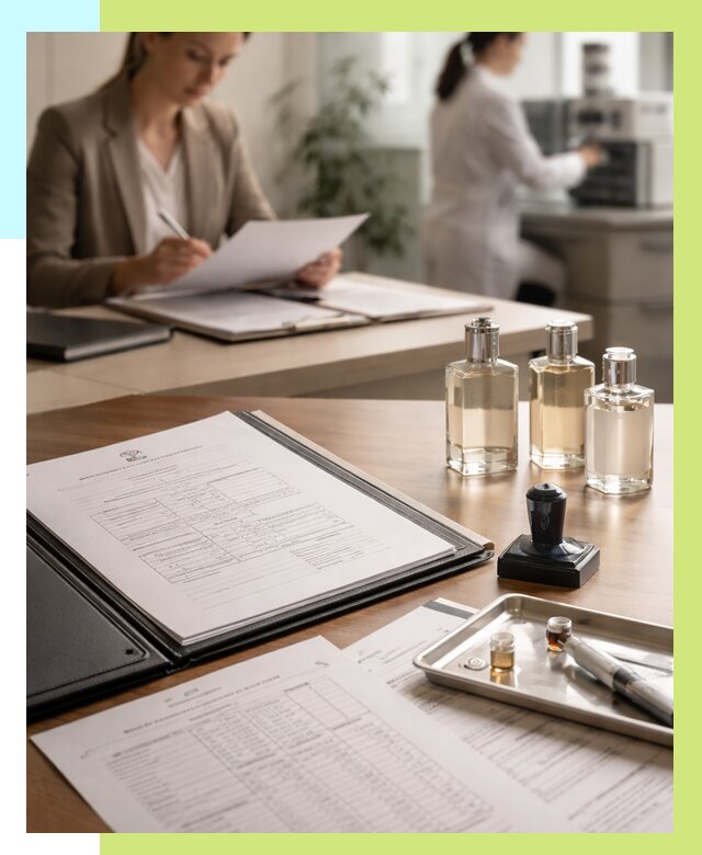 Сертификация парфюмерии в Нурлате от 15641 р. | Алешин-Нрт