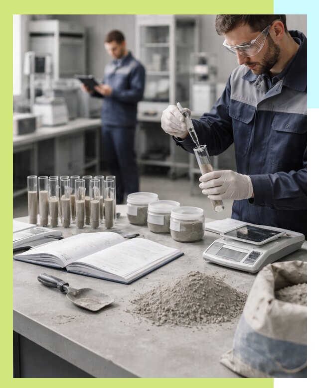 Сертификация цемента и подтверждение качества продукции в Нурлате