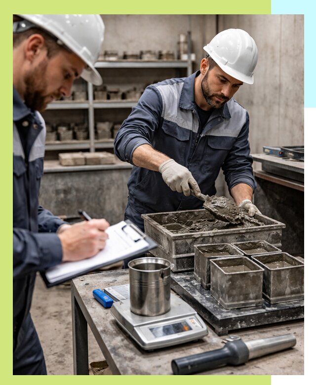 Сертификация качества и соответствия бетона в Нурлате