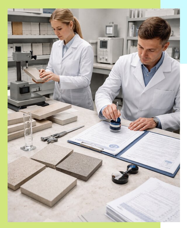 Сертификация плитки и керамики в Нурлате с документами