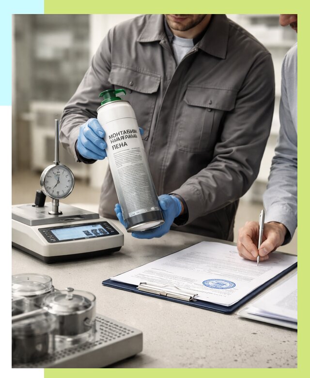 Сертификация монтажной пены в Нурлате от 15641 р. | Алешин-Нрт