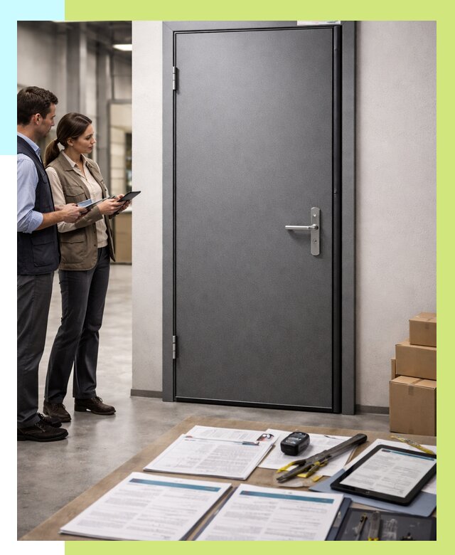 Сертификация противопожарных дверей в Нурлате от 9384 р. | Алешин-Нрт