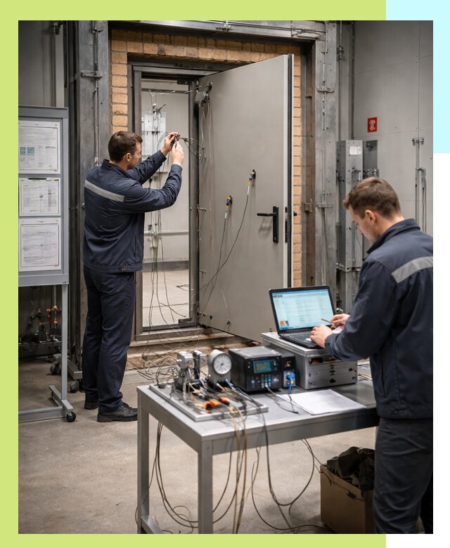 Сертификация противопожарных дверей в Нурлате по ГОСТ и ТР