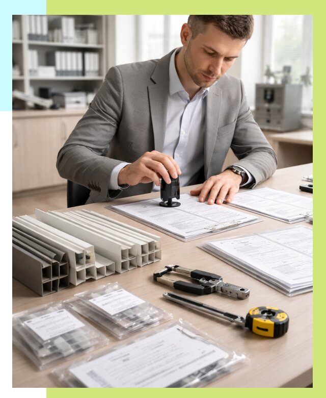 Сертификация ПВХ продукции в Нурлате от 8863 р., Алешин-Нрт