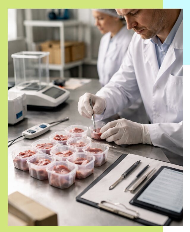 Комплексная сертификация мяса и мясной продукции в Нурлате