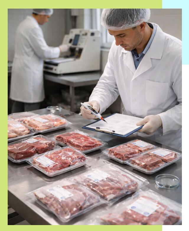 Сертификация мясной продукции и маркировка в Нурлате