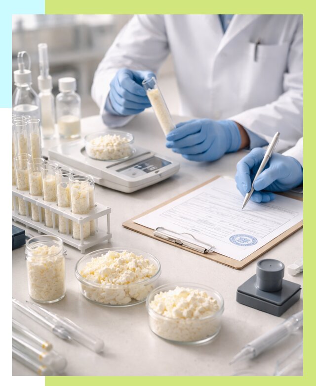 Сертификация творога в Нурлате от 12512 р. под ключ | Алешин-Нрт