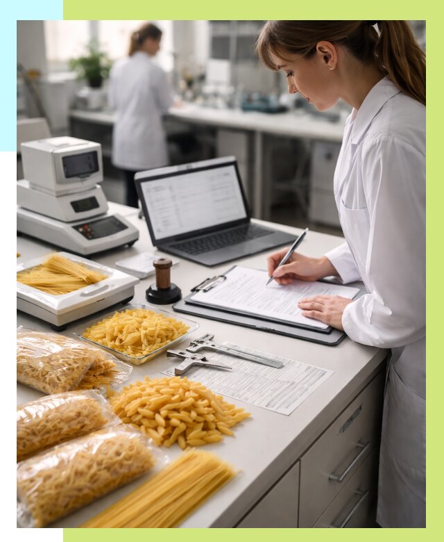 Сертификация макаронных изделий в Нурлате от 15641 р. | Алешин-Нрт