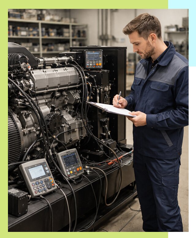 Сертификация дизельных генераторов и их оборудования в Нурлате