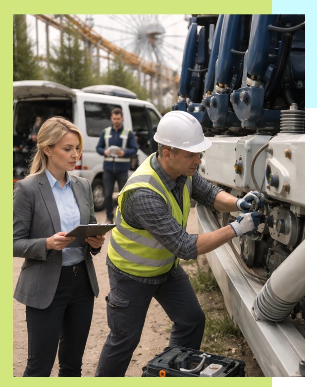 Сертификация аттракционов и проверка безопасности в Нурлате