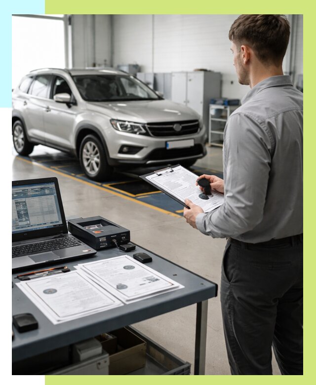 Сертификация транспортных средств в Нурлате от 12512 р. | Алешин-Нрт