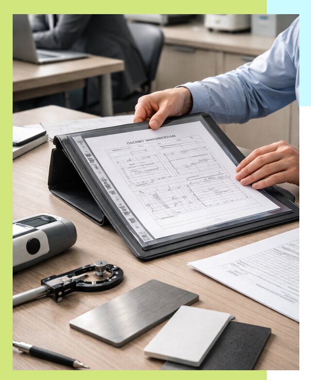 Оформление паспорта материала для продукции в Нурлате