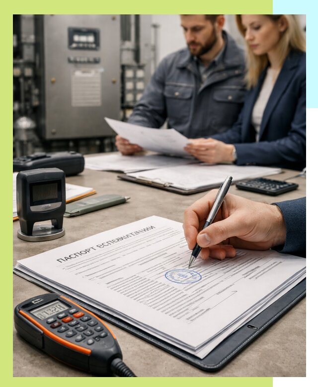 Оформление паспорта эксплуатации оборудования в Нурлате