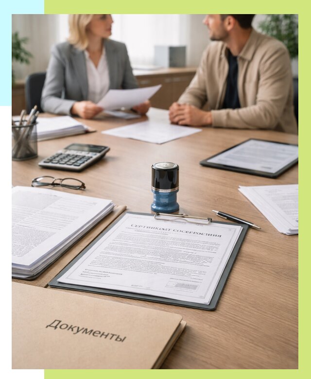 Сертификат соответствия на продукцию в Нурлате от 15641 р.|Алешин-Нрт