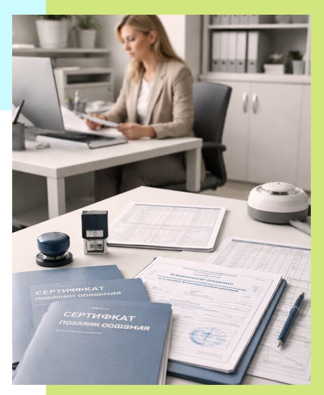 Сертификаты пожарной безопасности в Нурлате от 15641 р. | Алешин-Нрт