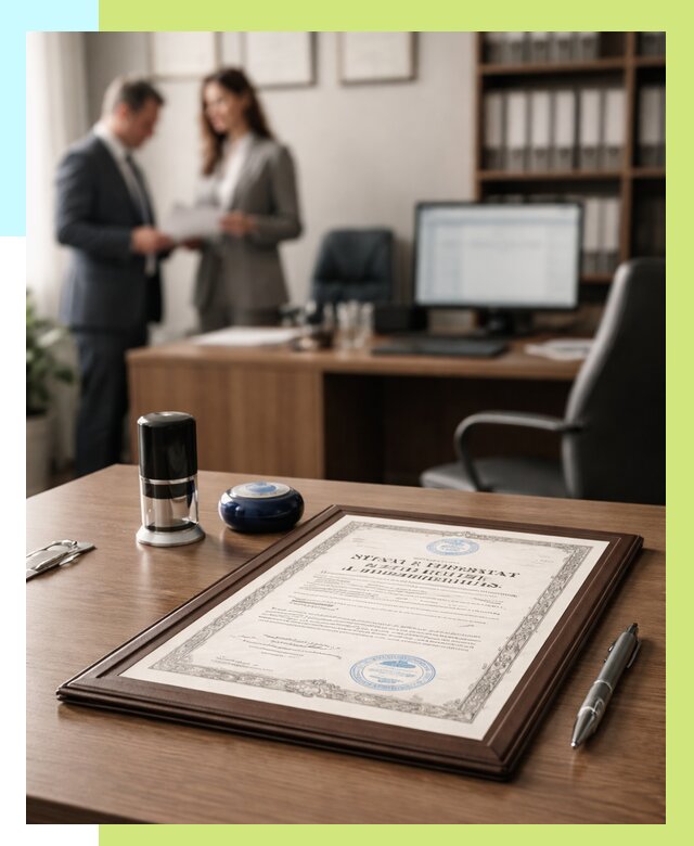 Свидетельство о регистрации продукции в Нурлате от 9384 р.|Алешин-Нрт