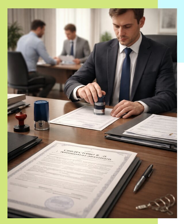 Оформление свидетельства о государственной регистрации в Нурлате