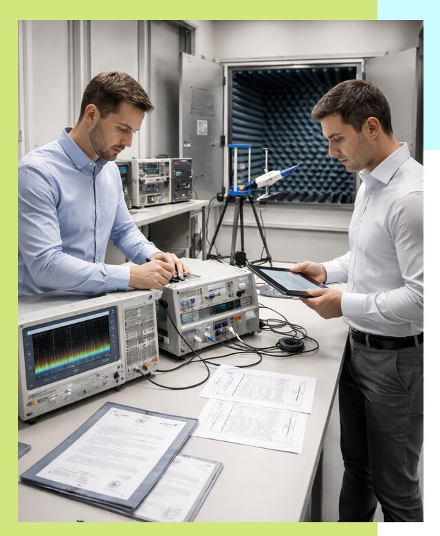 Оформление и выдача сертификата ЭМС для продукции в Нурлате