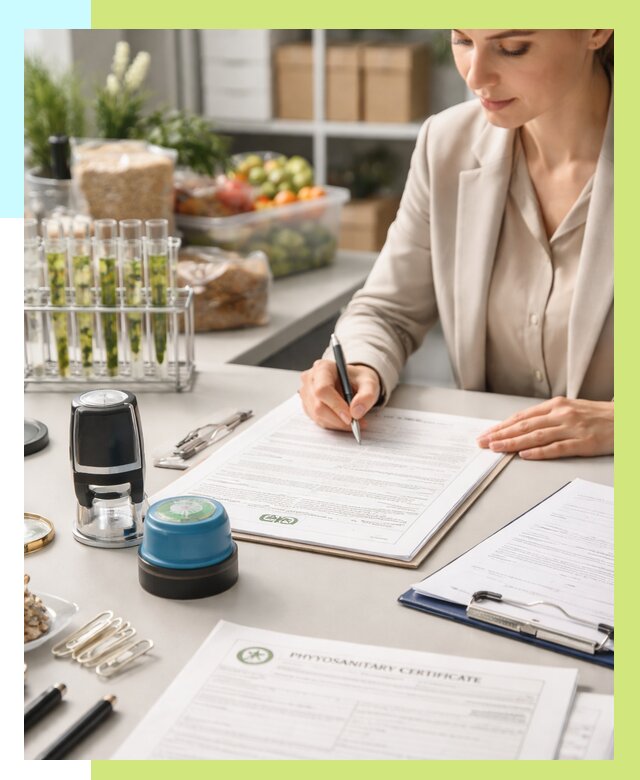 Фитосанитарный сертификат оформить в Нурлате от 4692 р. | Алешин-Нрт