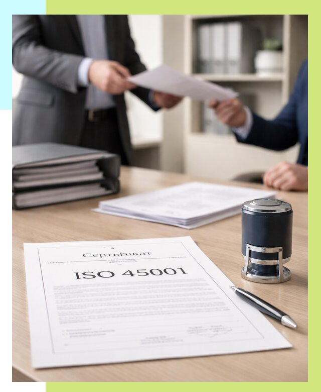 Сертификат ISO 45001 в Нурлате под ключ от 46922 р. | Алешин-Нрт