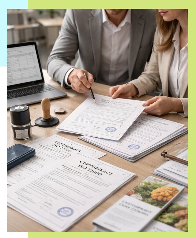 Сертификат ISO 22000 в Нурлате от 41708 р. под ключ | Алешин-Нрт