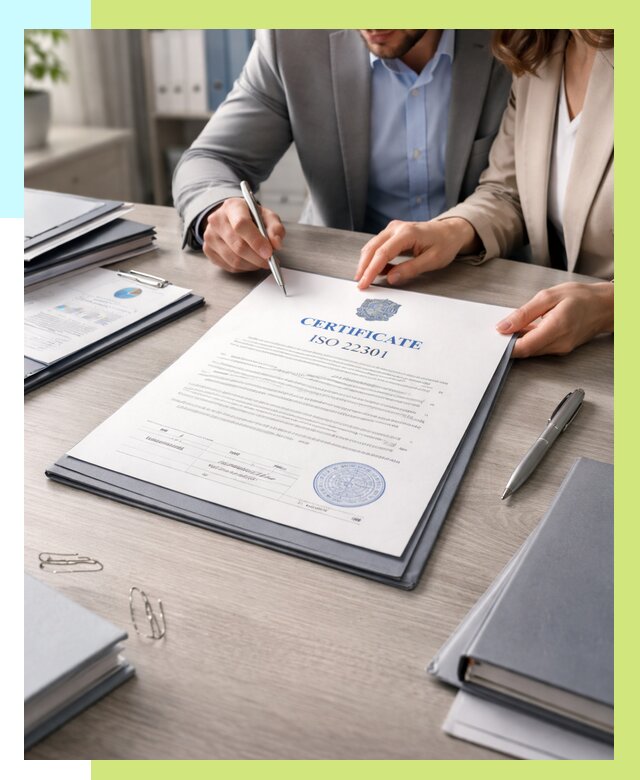Сертификат ISO 22301 в Нурлате от 46922 р. | Алешин-Нрт срочно
