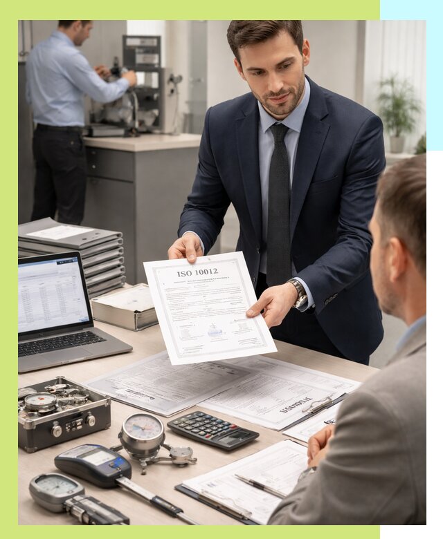 Выдача сертификата ISO 10012 по требованиям метрологии в Нурлате